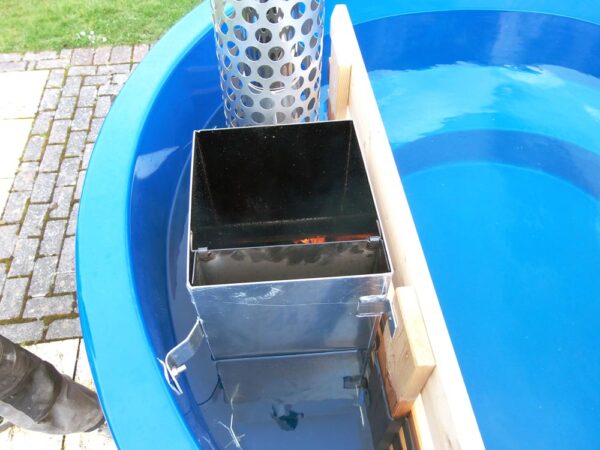 minipiscina da esterno hot tub 160 con caldaia