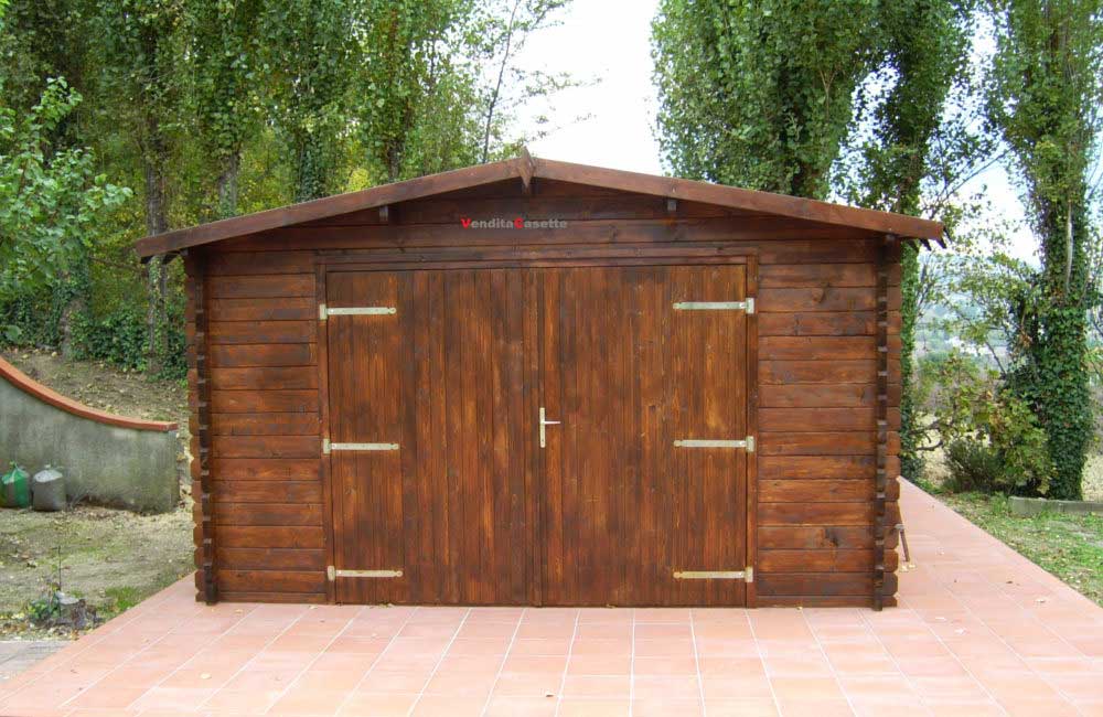 Garage in legno 4×645mm